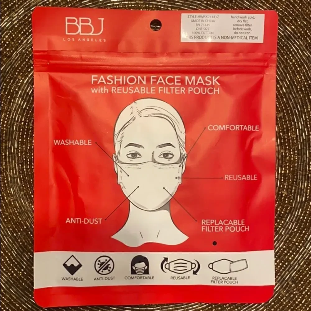 BBJ Fashion Face Mask - Tie Dye “FIERCE” - Filter